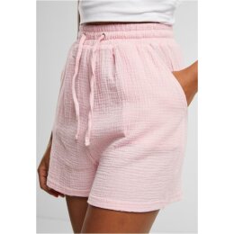 Urban Classics - TB7467 - Ladies Musselin Shorts - blushedrose