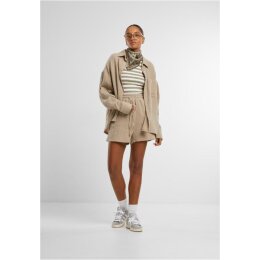 Urban Classics - TB7467 - Ladies Musselin Shorts - chalkdust