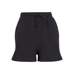 Urban Classics - TB7467 - Ladies Musselin Shorts - black