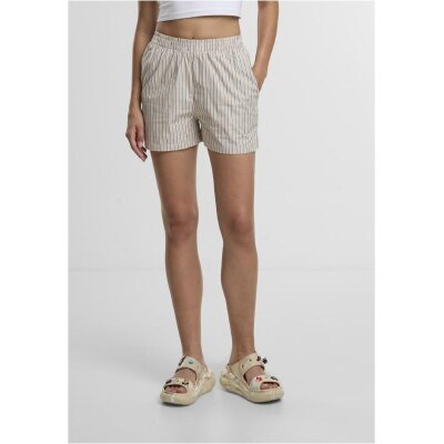 Urban Classics - TB6845 - Ladies Striped Shorts - cloud/white