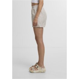 Urban Classics - TB6845 - Ladies Striped Shorts - cloud/white