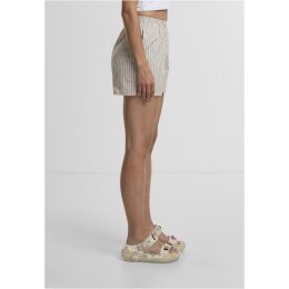 Urban Classics - TB6845 - Ladies Striped Shorts - cloud/white