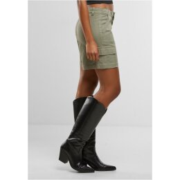 Urban Classics - TB7527 - Ladies Cotton Cargo Shorts - paleolive