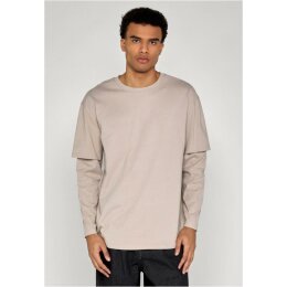 Urban Classics - TB2887 Oversized Shaped Double Layer LS...