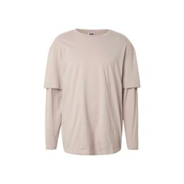 Urban Classics - TB2887 Oversized Shaped Double Layer LS Tee - cloud/cloud