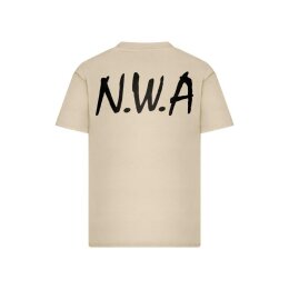 Urban Classics - MT4159 - N.W.A Logo FB Oversize Tee - whitesand