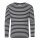 Mantis - The Breton Top - Unisex Longsleeve Tee (P136) - navy/white