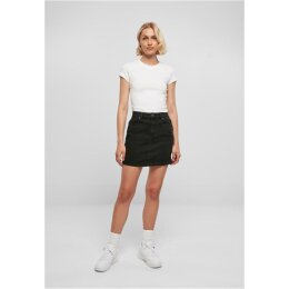 Urban Classics - TB4799 - Ladies Essentials Stretch Denim Mini Skirt - black washed