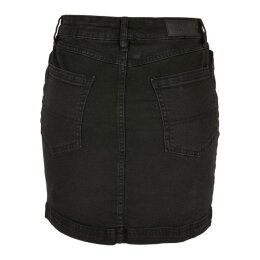 Urban Classics - TB4799 - Ladies Essentials Stretch Denim Mini Skirt - black washed