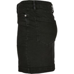Urban Classics - TB4799 - Ladies Essentials Stretch Denim Mini Skirt - black washed