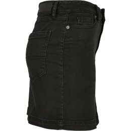 Urban Classics - TB4799 - Ladies Essentials Stretch Denim Mini Skirt - black washed