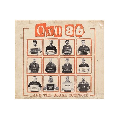 OXO 86 - ...AND THE USUAL SUSPECTS (TRANS-RED W/ WHITE SPL.) - LP