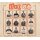 OXO 86 - ...AND THE USUAL SUSPECTS (TRANS-RED W/ WHITE SPL.) - LP