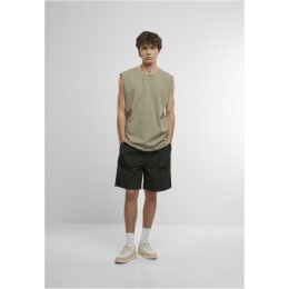 Urban Classics - TB1562 - Open Edge Sleeveless Tee - paleolive