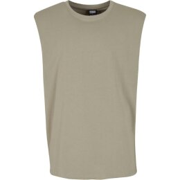 Urban Classics - TB1562 - Open Edge Sleeveless Tee - paleolive