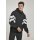 Urban Classics - TB2746 - Crinkle Panel Track Jacket - black/white