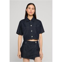 Urban Classics - TB8372- Ladies Cropped Light Denim Shirt...
