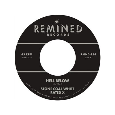 STONE COAL WHITE - HELL BELOW / FREE (LTD. OPAQUE RED VINYL) - 7"