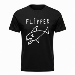 Flipper - Long Fish - Unisex T-Shirt - black