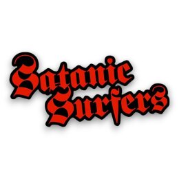 Satanic Surfers - Satanic Logo - Cut Out Aufnäher...