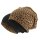 MSTRDS - Printed Jersey Beanie - 10479 - cheetha/black