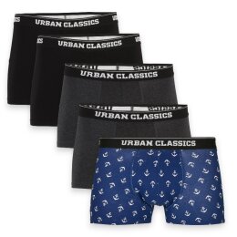 Urban Classics - TB3846 Boxer Shorts 5-Pack - anchor...