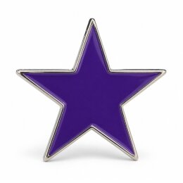 Emaille Stern - lila - Pin