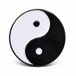Yin Yang - schwarz / weiß - Pin
