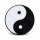 Yin Yang - schwarz / weiß - Pin