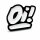 Oi! - Logo - white - Pin