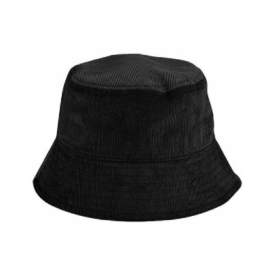Beechfield - Organic Cord Bucket Hat (B687) - black