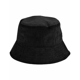 Beechfield - Organic Cord Bucket Hat (B687) - black