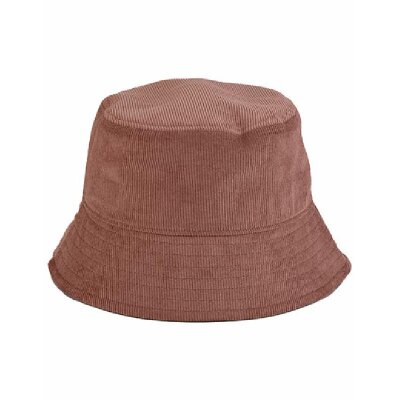 Beechfield - Organic Cord Bucket Hat (B687) - Redwood