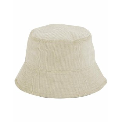Beechfield - Organic Cord Bucket Hat (B687) - stone