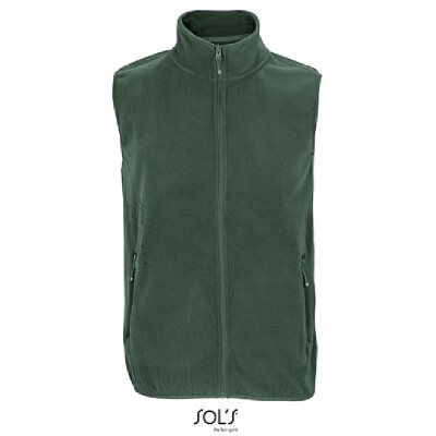 SOLs - 03822 - Unisex Factor Zipped Fleece Bodywarmer - forest green