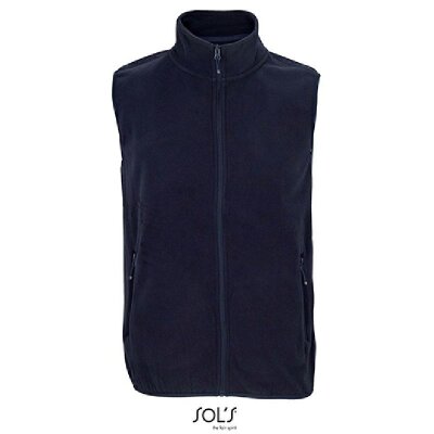 SOLs - 03822 - Unisex Factor Zipped Fleece Bodywarmer - navy