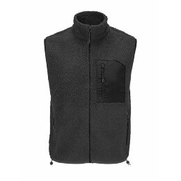 SOLs - 04041 - Unisex Sherpa Bodywarmer Fury - carbon...
