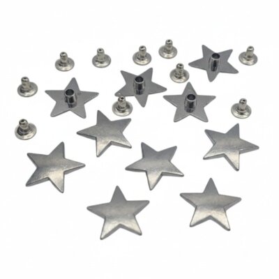 Sternniete - TGN002- silber - 20mm