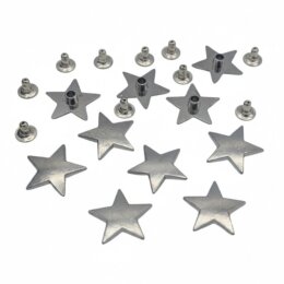 Sternniete - TGN002- silber - 20mm