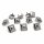 Pyramidenniete - TGN003 - silber - 16mm