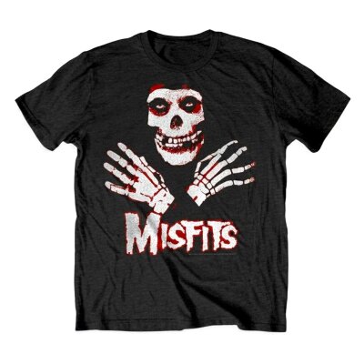 Misfits - Hands - Unisex Shirt - black - T-Shirt