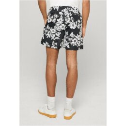 Urban Classics - TB2679 - Pattern Swim Short - blackflowers