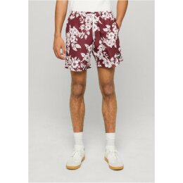 Urban Classics - TB2679 - Pattern Swim Short - redflowers