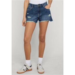 Urban Classics - TB8193 - Ladies Destroyed Denim Shorts -...