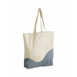 Westfort Mill - Organic Cotton Wave Print Maxi Bag (W235)...