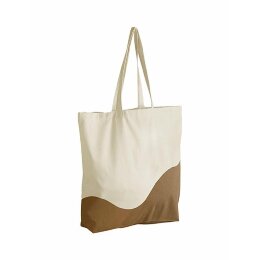 Westfort Mill - Organic Cotton Wave Print Maxi Bag (W235)...