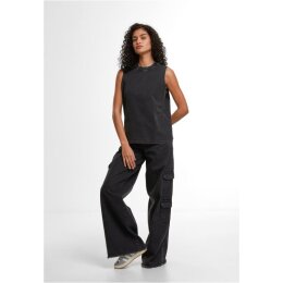 Build Your Brand - Ladies Vintage Washed Sleeveless Tee...