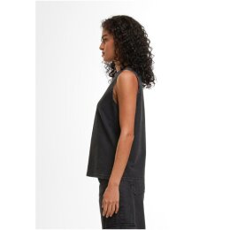 Build Your Brand - Ladies Vintage Washed Sleeveless Tee (BY429) - black XXL