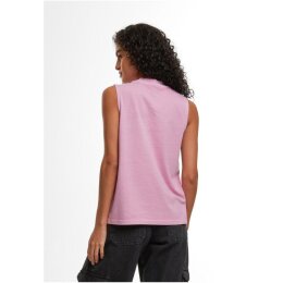Build Your Brand - Ladies Vintage Washed Sleeveless Tee (BY429) - cool pink