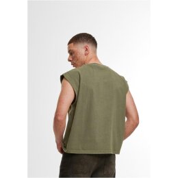 Build Your Brand - Vintage Cropped Heavy Sleeveless Tee...
